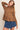 Blusa en antelina camel